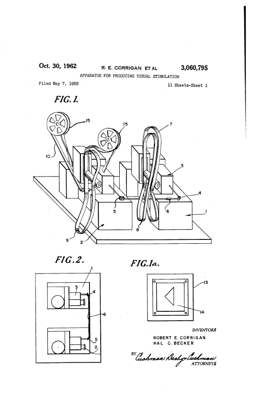 First page of APPARATUS VISUAL STIMULATION