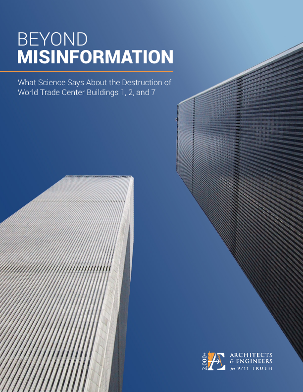 First page of Architects and Engineers for 9 11 Truth Beyond Misinformation (pdf) roflcopter2110