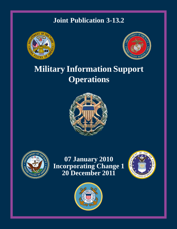 First page of Military Information Support Operations