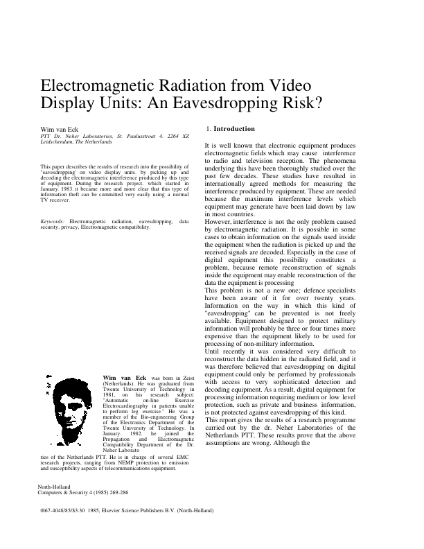 First page of emr