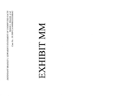 First page of Epstein Flight Logs: Exhibit MM