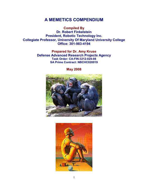 First page of memetics compendium
