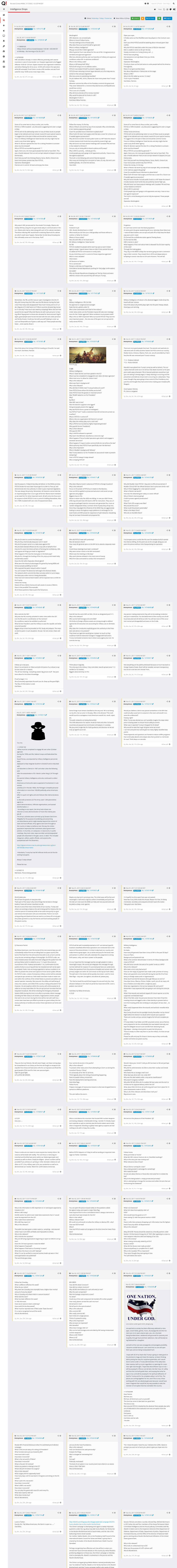 First page of Q Drops: The Complete Q Alerts Printout