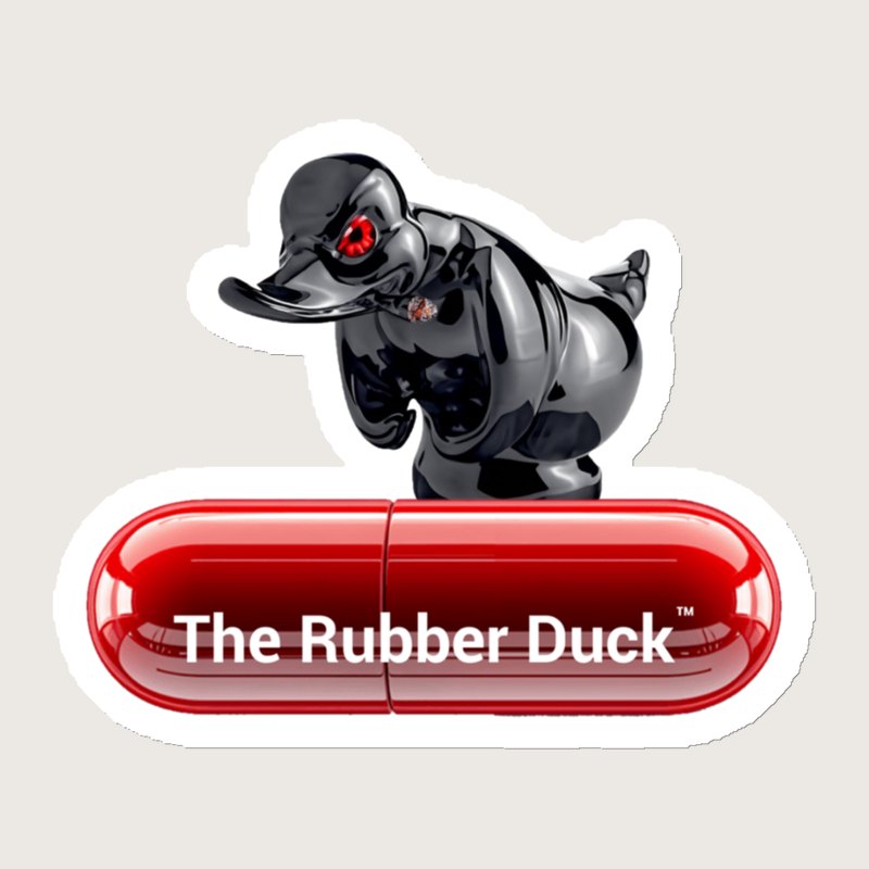 Duck Magnet - Red pill